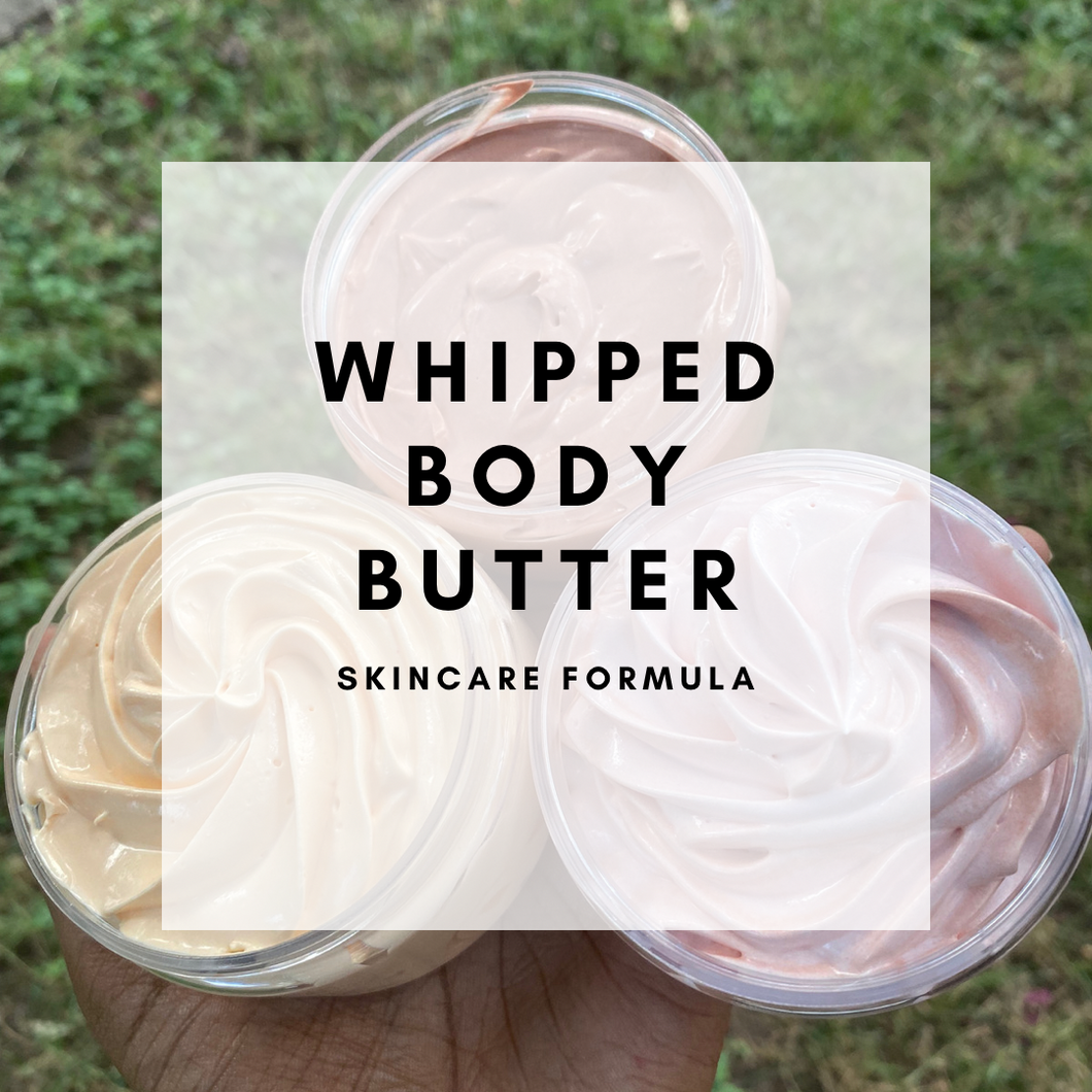 DIY Whipped Body Butter Formula (NO WATER)-Digital Download