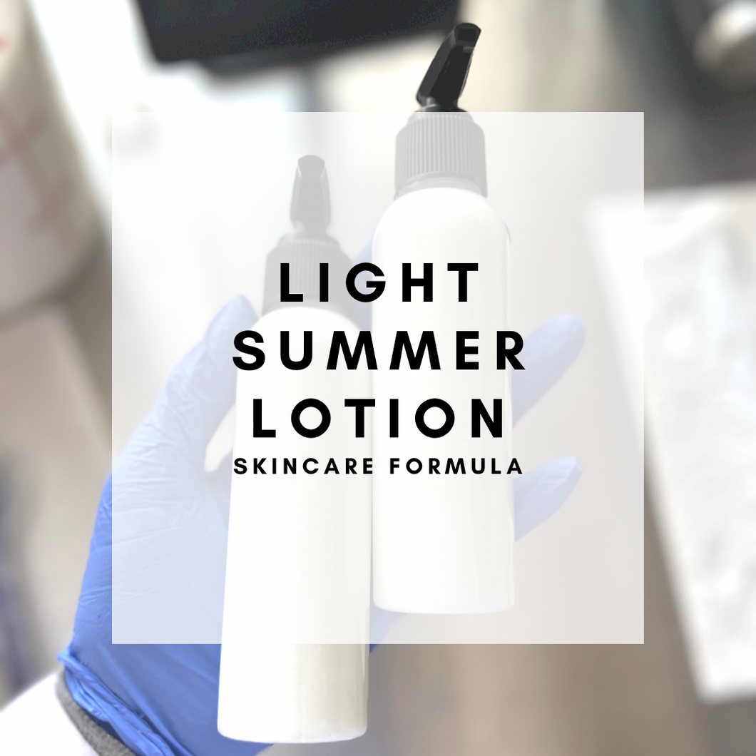 DIY Light Summer Lotion Formula-Digital Download